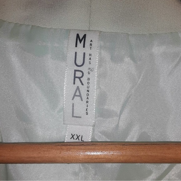 Mural Women’s Slouchy Boyfriend Oversized Blazer - Picture 7 of 9